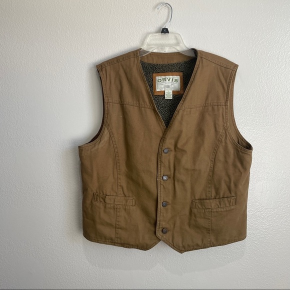 Orvis Other - Orvis Vest Sherpa Lined Size Large